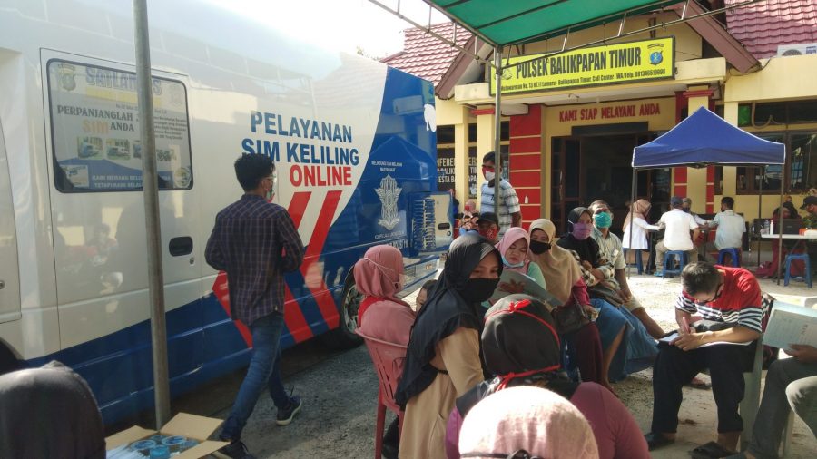 Catat, Pekan Ini SIM Keliling Hadir di Polsek Balikpapan Barat