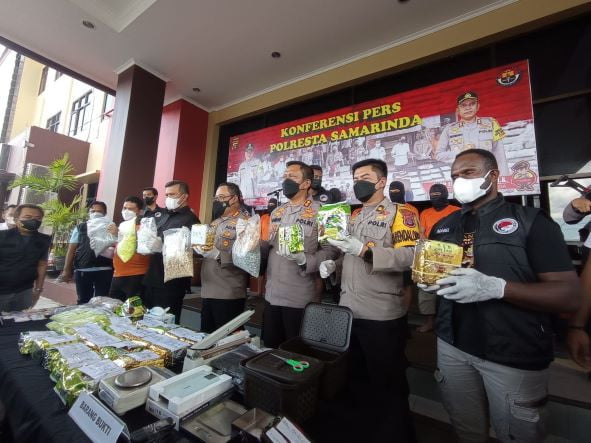 Pasca Tangkapan Besar, Jaringan Narkoba Terus Ditelusuri Polresta Samarinda