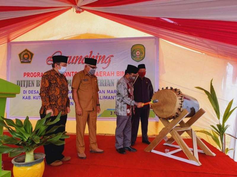 Santan Tengah Jadi Proper Ditjen Bimas Islam Pertama di Masa Pandemi