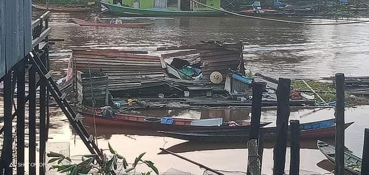 15 KK Korban Angin Puting Beliung di Muara Kaman Belum Terima Bantuan