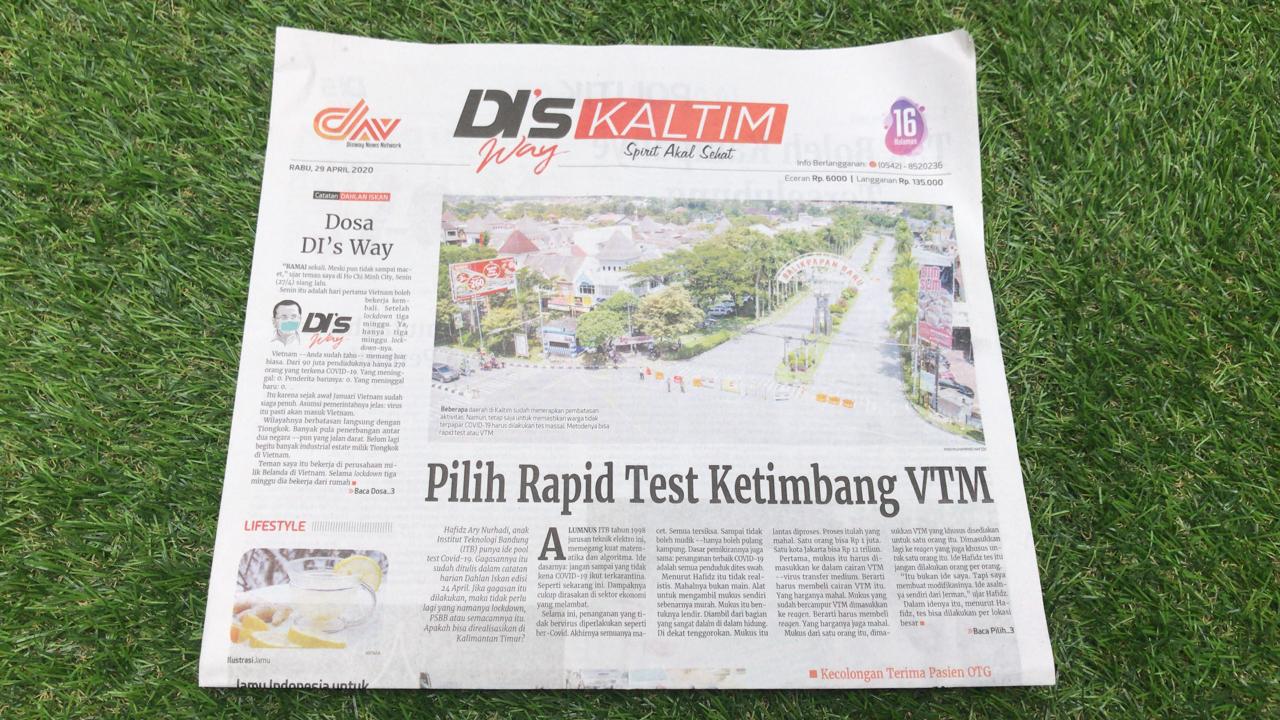 Pilih Rapid Test Ketimbang VTM, Penanganan COVID-19 di Kaltim