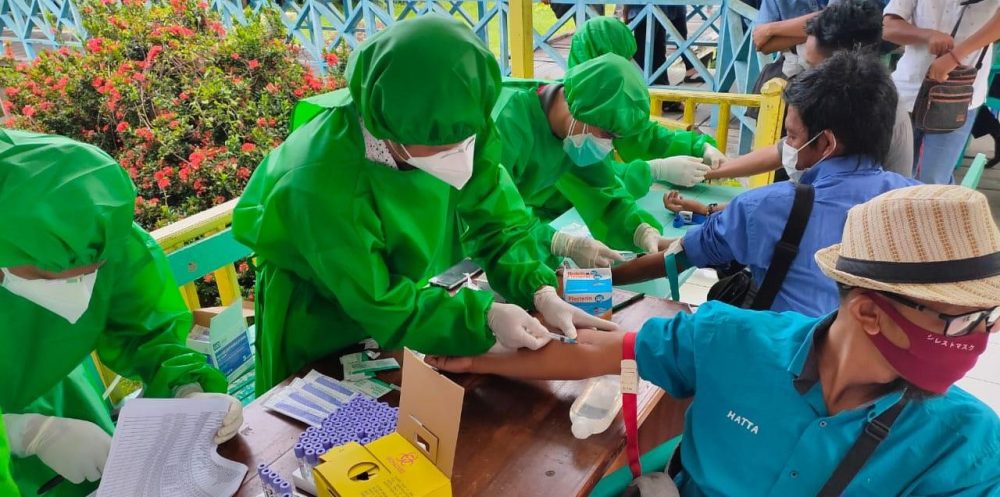 Persiapan Tahapan Verifikasi Faktual, 2.054 Anggota PPS Se-Kukar Dirapid Test