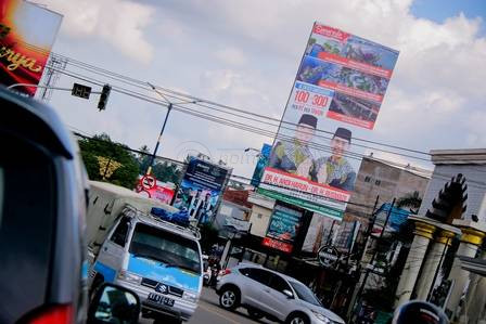 Reklame Kampanye Belum Ditarik Biaya, Bappenda: Masih Covid