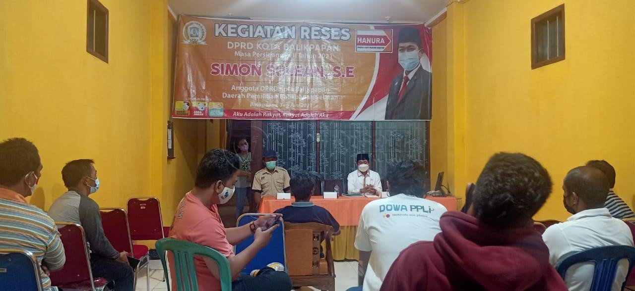 Simon Sulean Reses, Perbaikan Drainase dan Sarana Olahraga Jadi Atensi Warga Balikpapan Selatan