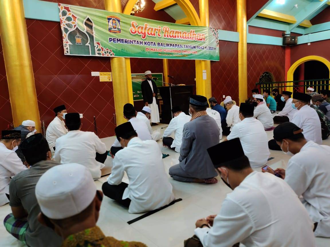 Safari Ramadan, Wawali Balikpapan Rahmad Mas’ud Ingatkan Protokol Kesehatan