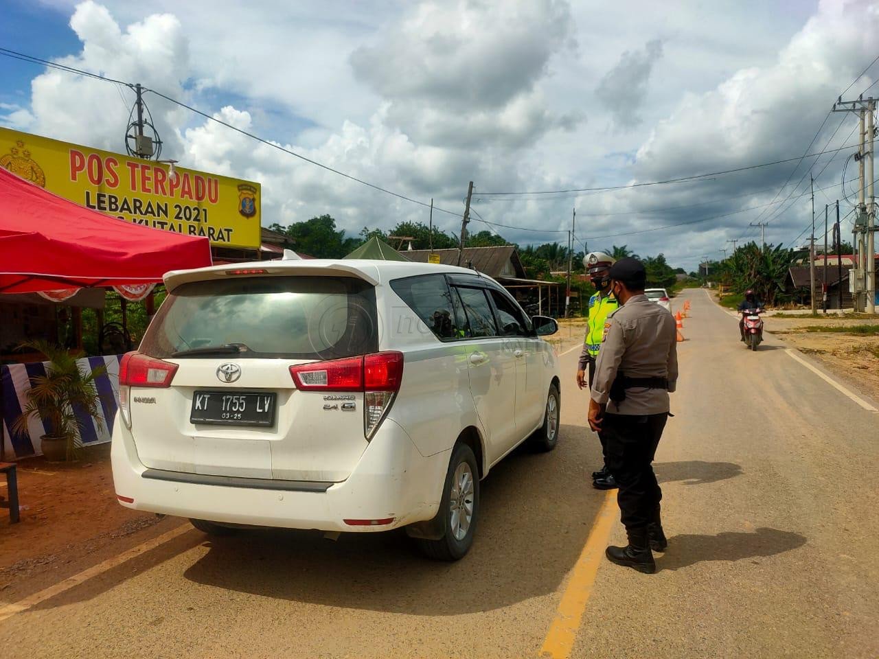 55 Kendaraan Pemudik Gagal Masuk Kubar