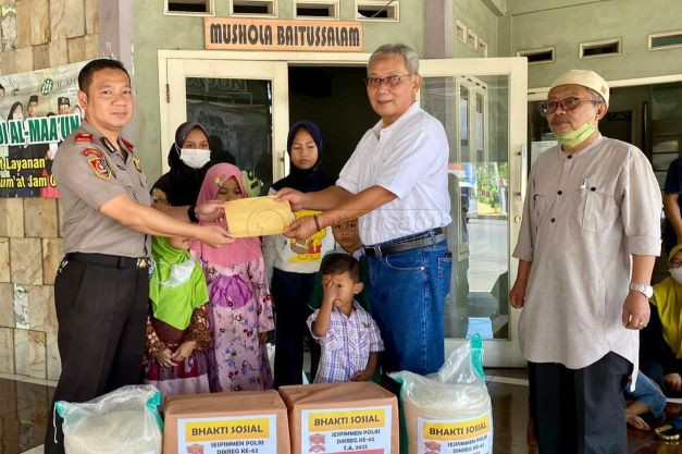 Peserta Sespimmen Polri Sambangi Yayasan Al-Ma’un