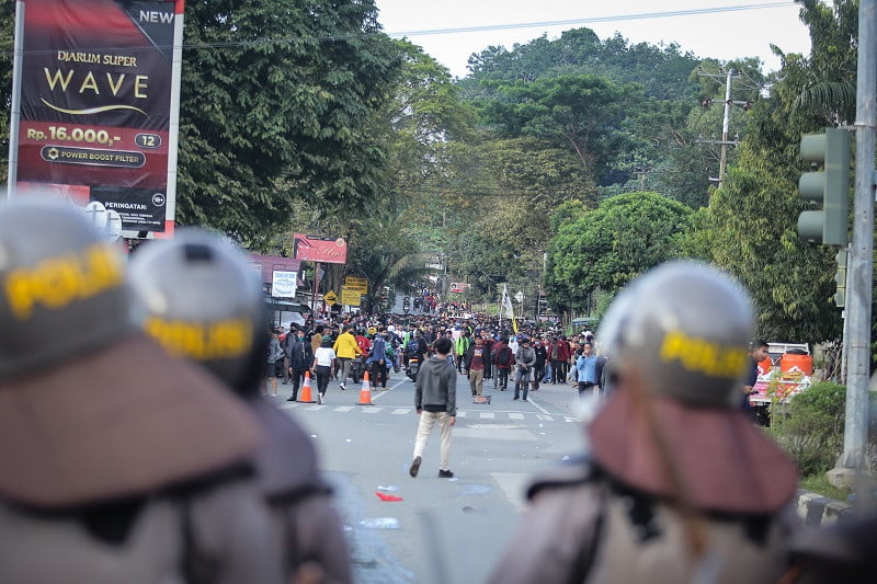 12 Pengunjuk Rasa Sudah Dipulangkan Polisi