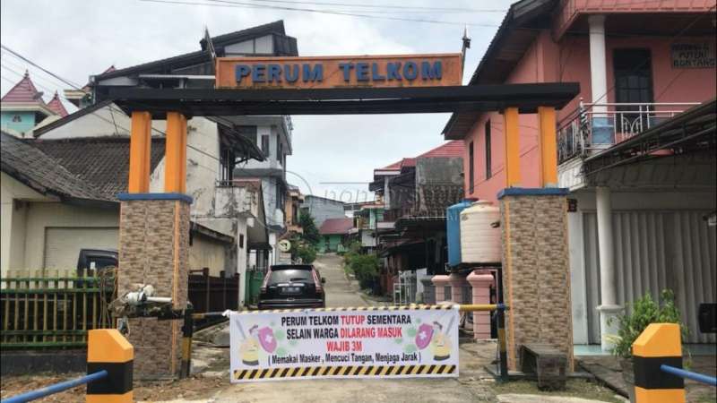 Ada Warga Positif COVID-19, Perum Telkom Samarinda Seberang Lockdown